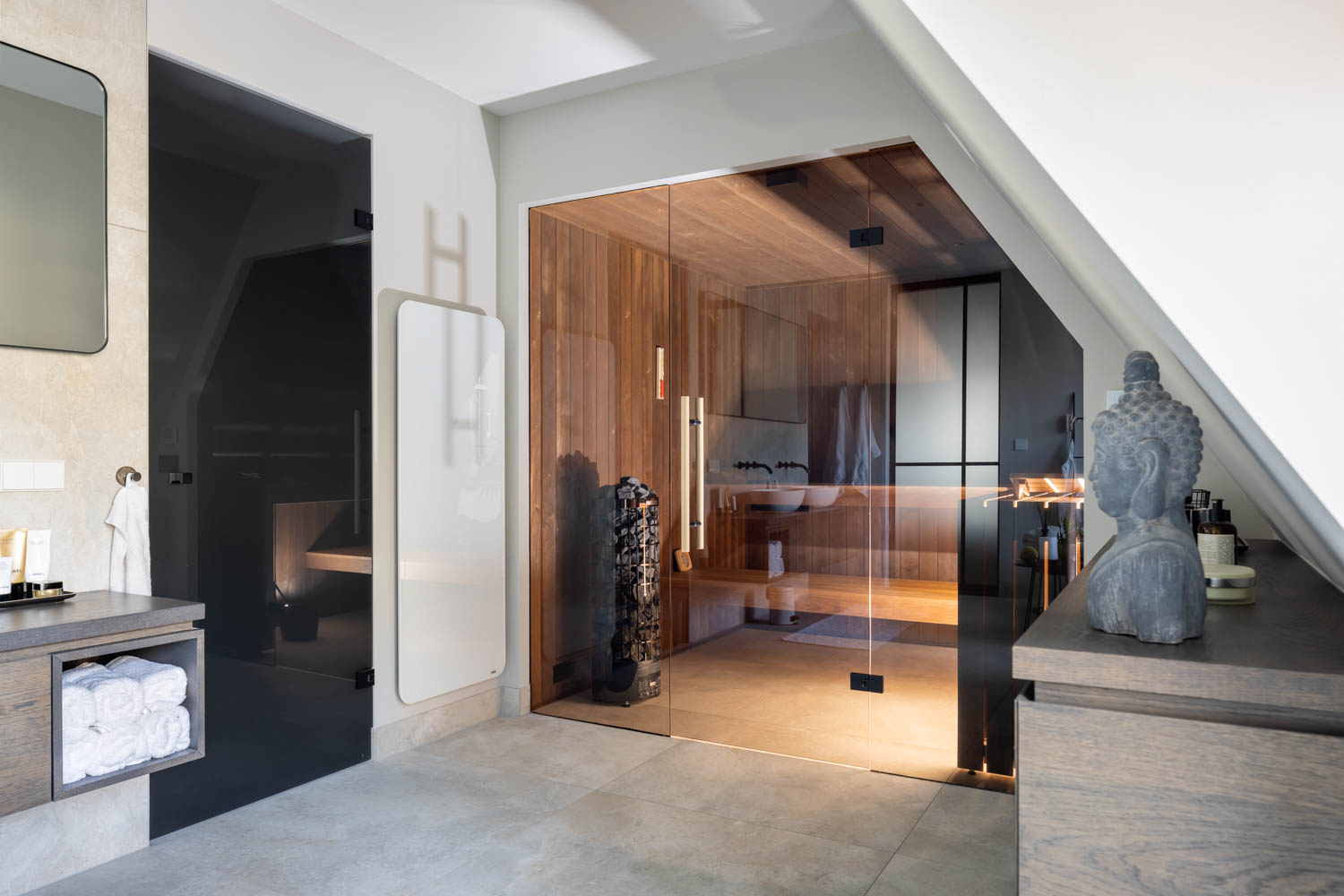 sauna deur op maat