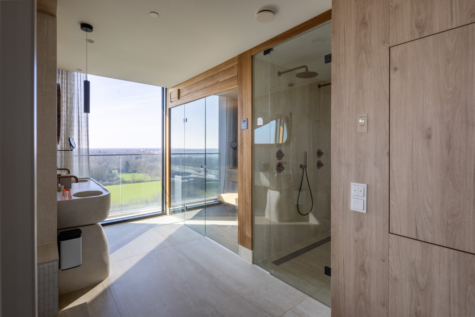 sauna deur op maat
