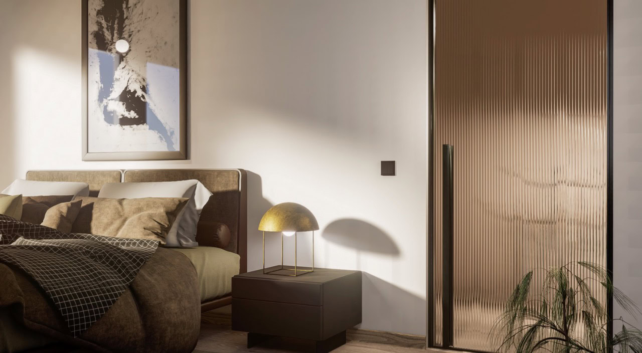 voorbeeld glazen deur op maat